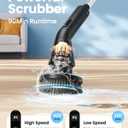 Leebein Electric Spin Scrubber, 2026 Upgraded Cordless Cleaning Brush Bathroom Scrubber, IPX7 Waterproof Electric Scrubber with 7 Brush Heads, Extendable Long Handle Power Scrubber for Bathtub Floor