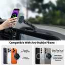 for 2022-2026 Chevrolet Silverado & GMC Sierra Phone Charger Mount, 2022+ Chevy Silverado & Sierra 1500/2500/3500 Wireless Charging Phone Holder, for 13.4" Touchscreen, Adjustable for All Smartphones