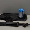 T-SUN Rechargeable 10400mAh Camping Light with Stand, Cordless Work Light with 4 LED Lamp Heads, Portable Light for 6000K Pure Cool White Focused Beam, Detachable Tripod & Storage Bag (Blue)