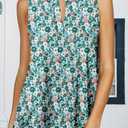 KISSMODA Tank Tops for Women Summer Sleeveless V Neck T Shirts Business Casual Outfits Flowy Tunic Oversized Clothes (L)