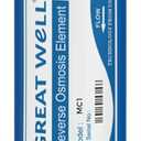 iSpring Greatwell Reverse Osmosis Membrane 100 GPD 11.75 X 1.75, Replacement Fits Standard Under Sink RO Drinking Water Filtration System, MC1