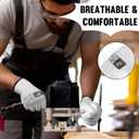 HANDLANDY HLDD PU Coated Safety Work Gloves, 6/12 Pairs Work Gloves