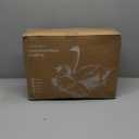 APSMILE King Size Luxury 100% Organic Cotton All Season Down Feather Fibers Comforter, Extra Fluffy Medium Warmth Duvet Insert(106x90, Ivory White)