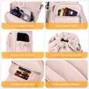 Water Bottle Bag 40 oz Crossbody Holder for Walking Hiking Insulated Carrier Purse with Adjustable Strap
