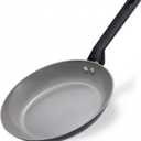 8 Inch Nonstick Frying Pan Skillet, Ceramic Frying Pan, Non Toxic Healthy Ceramic Coating, Suitable for All Stovetops, PTFE PFOA PFOS Free, Black