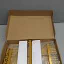 Wokceer Wedding Arch Backdrop Stand Square 6.6FTx6.6FT Gold Metal Balloon Arch Stand Garden Arbor Backdrop Frame for Wedding Birthday Party Baby Shower Photo Booth Background Decoration