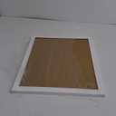 FEBSNOW Cork Board Bulletin Board 23 x 15.7 Inches with Rectangle White Frame Hanging Pin for Walls Office Message Board or Vision Board Decoration