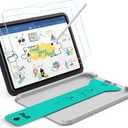 ESR 2 Pack Paper-Feel Screen Protectors for iPad Pro 13 Inch (M5/M4) 2025/2024, 9H Matte Writing Tempered Glass Film with Ultra Fit Tray, Write and Draw Like on Paper, Anti-Glare, Bubble-Free