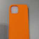 Miracase Compatible with iPhone 12 Case and iPhone 12 Pro Case, Liquid Silicone Gel Rubber Full Body Protection Shockproof Drop Protection Phone Case for iPhone 12/12 Pro 6.1 inch, Orange