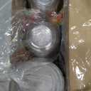 Ziliny 50 Pack 16 oz Plastic Cups with Lids and Straws Clear Disposable Round Bottom Coffee Cups for Iced Coffee, Cold Drinks, Juice, Smoothies, Milkshakes