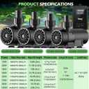 Hygger 15W-100W Water Pump with Controller (Up to 3430GPH), Submersible/Inline Return Pump with Adjustable Mode/Flow, 2 Fountain Pump with 2 Inlet Cover and 3 Nozzles, for Fish Tank, Pond, Aquarium