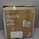 Jool Baby Quick Flip Toilet Seat with Built-in Potty & Splash Guard for Toddler Training, Slow Close (Round)