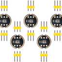 5 PCS INMP441 Omnidirectional Microphone Module I2S Interface MEMS High Precision Low Power Digital Output Supports ESP32