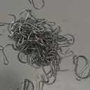 100 Pack - S Hooks for Hanging Displays in Retail, S Shaped, Open Ended Version, and can Assist at Home Hanging Jewelry, Kitchenware, Keys, SH-50 Corp