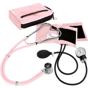 Prestige Medical Aneroid Sphygmomanometer/Sprague-Rappaport Kit, Pastel Pink
