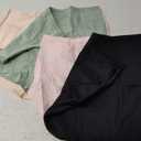 Women's High Waisted Underwear Slightly Tummy Control Cotton Panties Full Coverage Postpartum Briefs 4 Pack (X-Large, Multicolor)