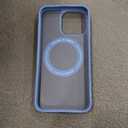 TORRAS Upgraded 360 Rotatable Magnetic Ring for iPhone 15 Pro Max Case, Fit for MagSafe with Stand Ring Holder, 16FT MilGrade Shockproof Translucent for iPhone 15 Pro Max Phone Case Ostand, Blue