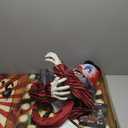 Haunted Hill Farm Life-Size Talking Clown Jack in The Box, Halloween Animatronic with Motion and Touch Activated Lights and Sounds, Battery Operated Indoor or Covered Outdoor Halloween Decorations