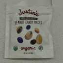 Justin's Dark Chocolate Peanut Candy Pieces - 4.5oz bag Organic, Gluten Free, Non-GMO, Responsibly Source, Rainforest Alliance Certified Cocoa, No BB Date