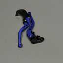 RIDE IT FOREVER Shorty Brake Clutch Levers for GSXR 600 GSXR 750 2006-2024,GSXR 1000 2005-2006-Blue