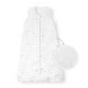 TotAha Toddler Sleep Sack 1.0 TOG, Soft Quilted Wearable Blanket Baby Sleeping Bag with 2-Way Safe Zippers for All Seasons (Greystar)