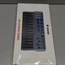 Donner USB-C MIDI Keyboard Controller, 25 Key Portable Mini MIDI Keyboard with 8 Drum Pads, OLED Display, 16 Smart Scales, Arpeggio, Replay, 4 DAW Software and 40 Teaching Courses, DMK 25 Pro Black