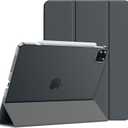 JETech Case for iPad Pro 11-Inch, 2022/2021/2020/2018 Model (4th/3rd/2nd/1st Generation), Compatible with Pencil, Cover Auto Wake/Sleep (Dark Grey)