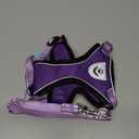 rabbitgoo Cat Harness and Leash Set for Walking Escape Proof, Adjustable Soft Kittens Vest with Reflective Strip for Cats, Comfortable Outdoor Vest, Purple, L