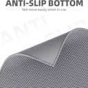 ESTHELLO Cat Litter Mat, Cat Litter Trapping Mat, Honeycomb Double Layer Design, Easy to Clean,Washable (24 x 15 Gray