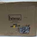HOMZ 2-Pack Latching Lid, Clear Plastic Storage Organizer Bins, 112 Quart, Blue Latch - Stackable Organizing Containers for Home, Garage, and Office