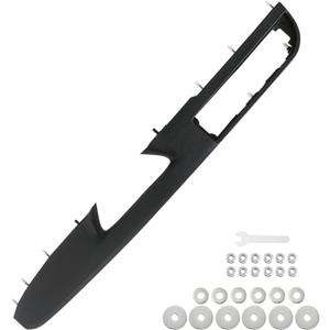 80994 Door Armrest Repair Front Left Side Door Panel Handle Black Compatible with 2010-2014 Chevrolet Chevy Silverado Suburban Avalanche Tahoe,GMC Sierra Yukon Replaces 84127280 (Standard FL)