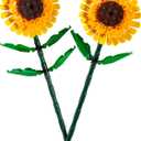 LEGO Sunflowers Building Toy for Kids, Girls and Boys Ages 8+ - Artificial Sunflowers for Home Decor and Display - Birthday Gift Idea for Lovers of Plants & Flowers - 40524