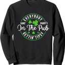 Funny St Patrick's Day Sweatshirt (Black)