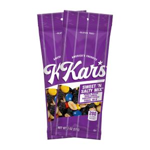 Kars Nuts Sweet N Salty Trail Mix, 2 oz Pouch (Pack of 72), Gluten-Free Trail Mix Snack (EXP 12/31/26)