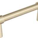 Amerock BP36858BBZ | Destine 3-3/4 inch (96mm) Center-to-Center Golden Champagne Cabinet Pull | Kitchen Cabinet Hardware | Furniture Hardware | Drawer Handle