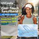 ChicPony™ Cooling High Ponytail Baseball Cap for Women UPF 50+ Sun Hat Cooling-Touch Sweatband, Quick-Dry, UPF 50+ Sun Protection, Breathable, Foldable, Lightweight, Running Golf Walking Summer