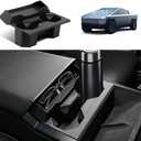 Car Cup Holder Insert with Glasses Holder for Tesla Cybertruck 2023 2024 2025 Cyber Truck Accessories