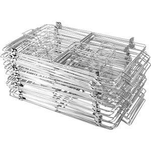 24Pcs Chafing Wire Racks Buffet Stand, Foldable Dish Serving Tray Rack Chafer Iron Pan Holder, Rectangular Food Warmer Food Burner Stand Catering Supplies for Parties, Occasions, Events