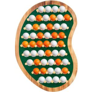40 Golf Ball Display Rack Cabinet Holder Case - Wall Mount Golf Gifts for Enthusiasts - Unique Putting Green Shape