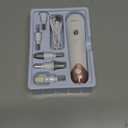 Professional Manicure Pedicure Kit, Electric Nail File Set, Cordless Electric Nail Drill Machine, 5 Speeds Hand Foot Care Tool for Nail Grind Trim Polish(White)