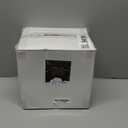 U-QE 100 Count 9 Inch Ivory Plastic Plates for Party - Scalloped Disposable Dinner Plates - Premium Hard Fancy Disposable Heavy Duty Party Supplies for Birthdays, Celebrations, Weddings and Events