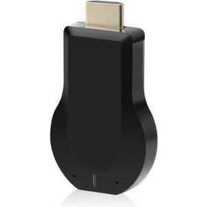 HDMI Wireless Display Dongle Adapter - WiFi 4K&1080P Portable Transmitter, Streaming Media Video/Audio/File from Smartphone, Laptop to HDTV/Monitor/Projector Support Windows
