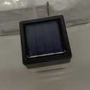 Hicarer 12 Pack Solar Fence Post Cap Lights 2in x 2in Solar Post Cap Fence Lights for Garden, Gazebos, Street Wall (White)