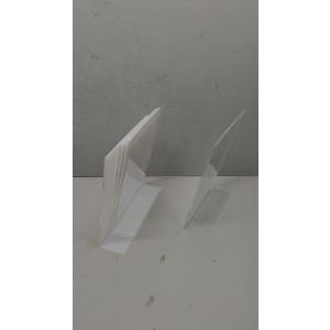 MAGICLULU Acrylic Clear Ergonomic Writing Slope Transparent Desktop Painting Board for Desktop Table Drawing Reading Book Writing Board Rack 11.79X8.25X2.36Inch, Pack Of 5