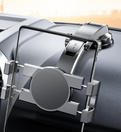 eSamcore iPad Holder for Car, Dashboard Tablet Holder for Car Suction Cup Mount with Large Clamp for All 6"11" Apple iPad Accessory Samsung Galaxy Tab Tablet Stand