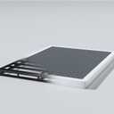 Queen Box Spring 3 Inch, 3000lbs Heavy Duty Box Spring Queen Size Metal Mattress Foundation, Easy Assembly, Noise Free