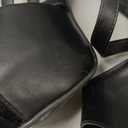 IDIFU Women's IN5 Charcy Crisscross Strappy Platform High Chunky Heels Peep Toe Pump Party Heeled Sandals(8.5 M US, Black Suede)