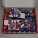 30 Pack Valentines for Kids Galaxy Slime Ball Kits with Cards Valentine Party Favors Valentines Cards for Kids Classroom Exchange Gifts School Game Prizes for Boys Girls