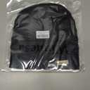 60% Cashmere Slouchy Beanie for Women, Knit Beanie Hat for Winter and Fall, Soft Warm Wool Slouch Winter Hats for Ladies (Black)