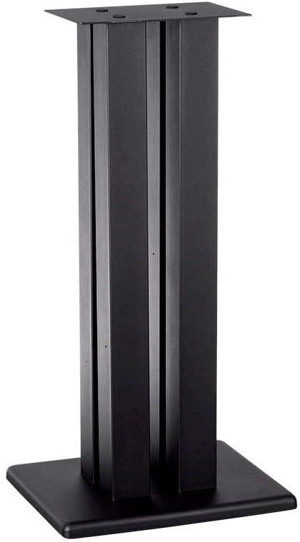Monolith 28 Inch Speaker Stand (Each) - Supports 100 lbs, Adjustable Spikes, Compatible with Bose, Polk, Sony, Yamaha, Pioneer and Others, Black